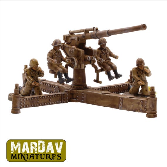 Cannone 75/46 Heavy AA Gun (italian) - Etsy