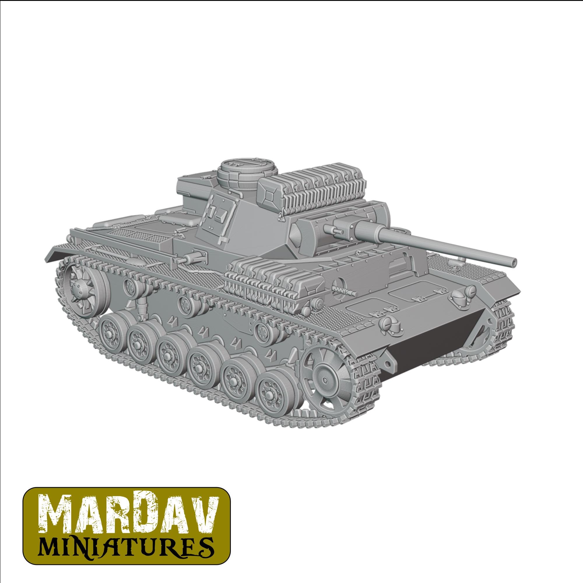 Panzer III Ausf L - DAK (german) - Etsy