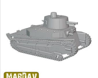 Type 89 I-go Medium Tank (japanese) - Etsy