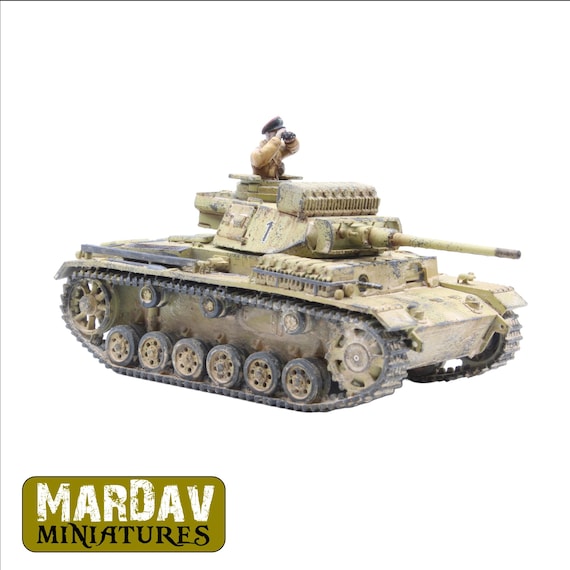 Panzer III Ausf L - DAK (german) - Etsy