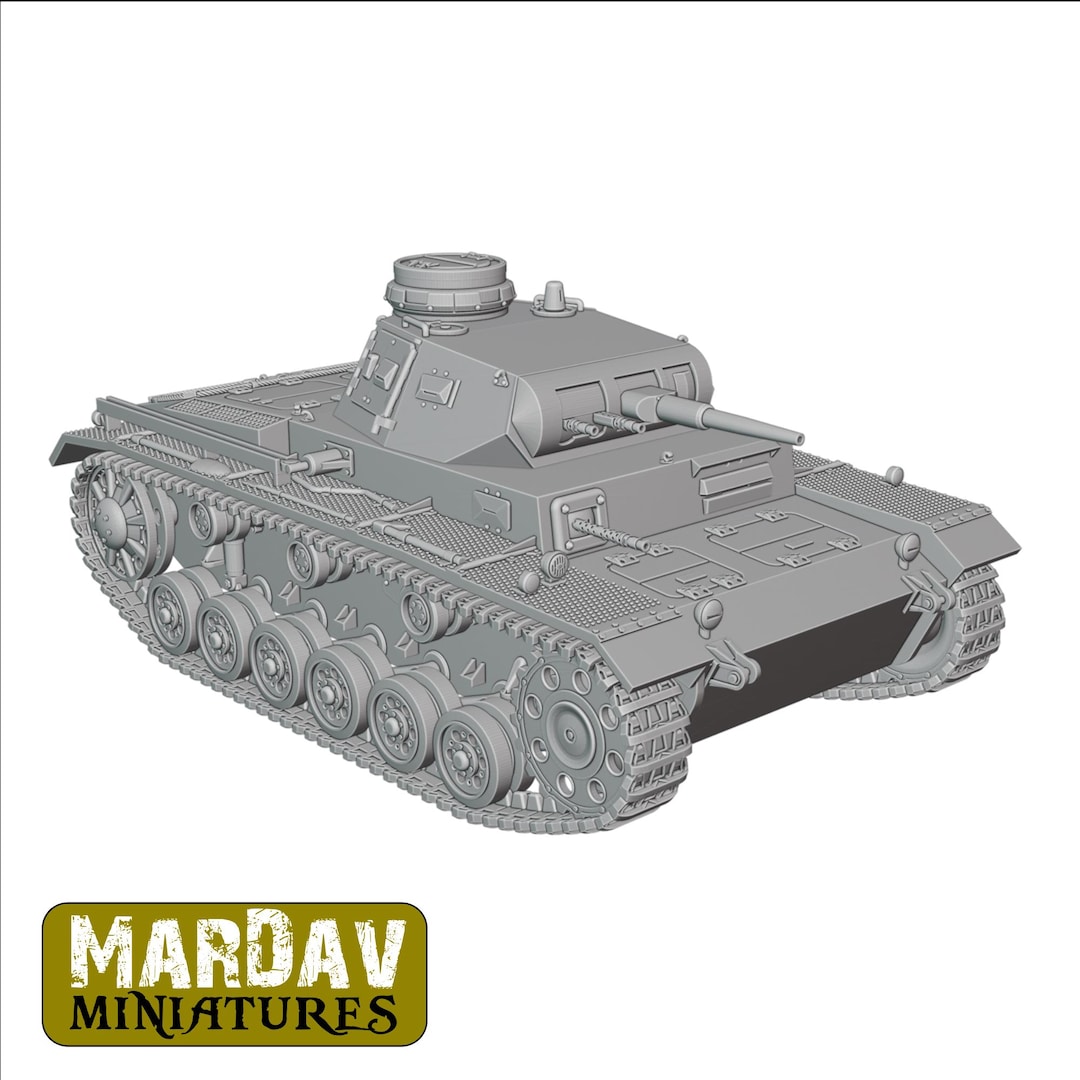 Panzer III Ausf E (german) - Etsy