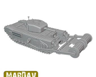 Churchill AVRE Mk.IV with Bobbin (British)