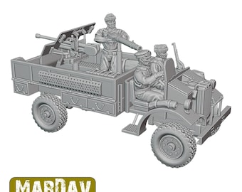 Ford F‑30 LRDG with Bofors 37mm (British)
