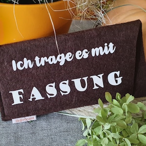 Brillenetui mit Spruch für Brille, Lesebrille, Sonnenbrille Bild 9