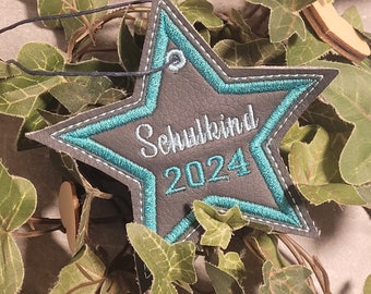 Schulkind 2024 | Taschenbaumler | Anhänger Schultüte