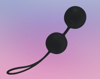 Heavy Kegel Ball Silicone Ben Wa Ball, Schwere Liebeskugeln für Fortgeschrittene, Pussy Kugeln, Geisha balls, 83 g,3,5 cm Ø