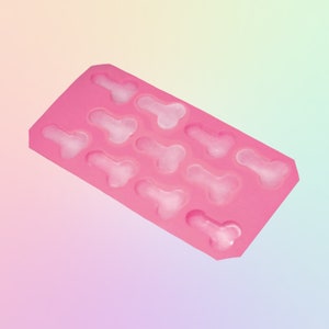 SET OF 2 - 12 Cavity Penis Mold Tray, Penis Ice Cube Tray, Penis Chocolate  Mold, Hen Party Mold, Bachlorette Party Supplies