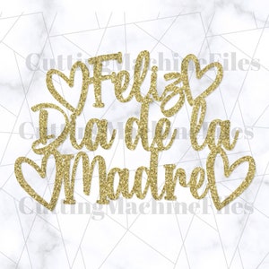 Feliz Dia de la Madre Strawberry Box Toppers SVG/PNG, Decoraciones en Español, Toppers del Día de la Madre Española Svg