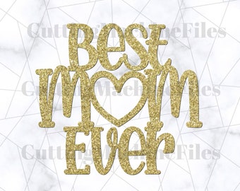 Mejor mamá nunca SVG/PNG, Día de la madre Cupcake Topper SVG/Png, Strawberry Topper Svg, Strawberry Box Topper Svg/Png