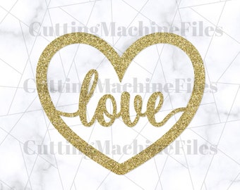 Día de San Valentín Amor Corazón SVG/PNG, Feliz Día de San Valentín Svg/Png, Topper de pastel del Día de San Valentín SVG, Día de San Valentín Svg, Topper de fresa Svg/Png