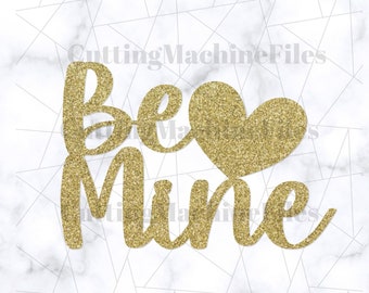 Be Mine Valentine SVG/PNG, Cupcake Topper del Día de San Valentín SVG/Png, Día de San Valentín Svg, Topper de Pastel del Día de San Valentín Svg, Topper de Fresa Svg