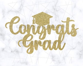 Clase de 2026 SVG/PNG, ¡Felicidades, graduado! SVG, Graduación SVG, Archivo de corte Cricut, Adorno para cupcakes y pasteles, Adorno de fresa SVG