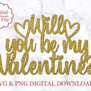 Serez-vous ma Saint-Valentin SVG/PNG, décoration florale de la Saint-Valentin SVG/Png, Svg de la Saint-Valentin, Saint-Valentin de gâteau Svg, fraise