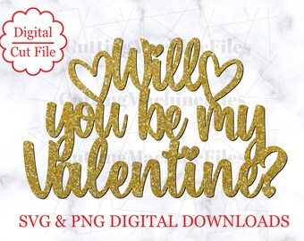 ¿Serás mi Valentín SVG/PNG?, Adorno de flor de San Valentín SVG/Png, Svg del día de San Valentín, Svg de adorno de tarta del día de San Valentín, Svg de adorno de fresa