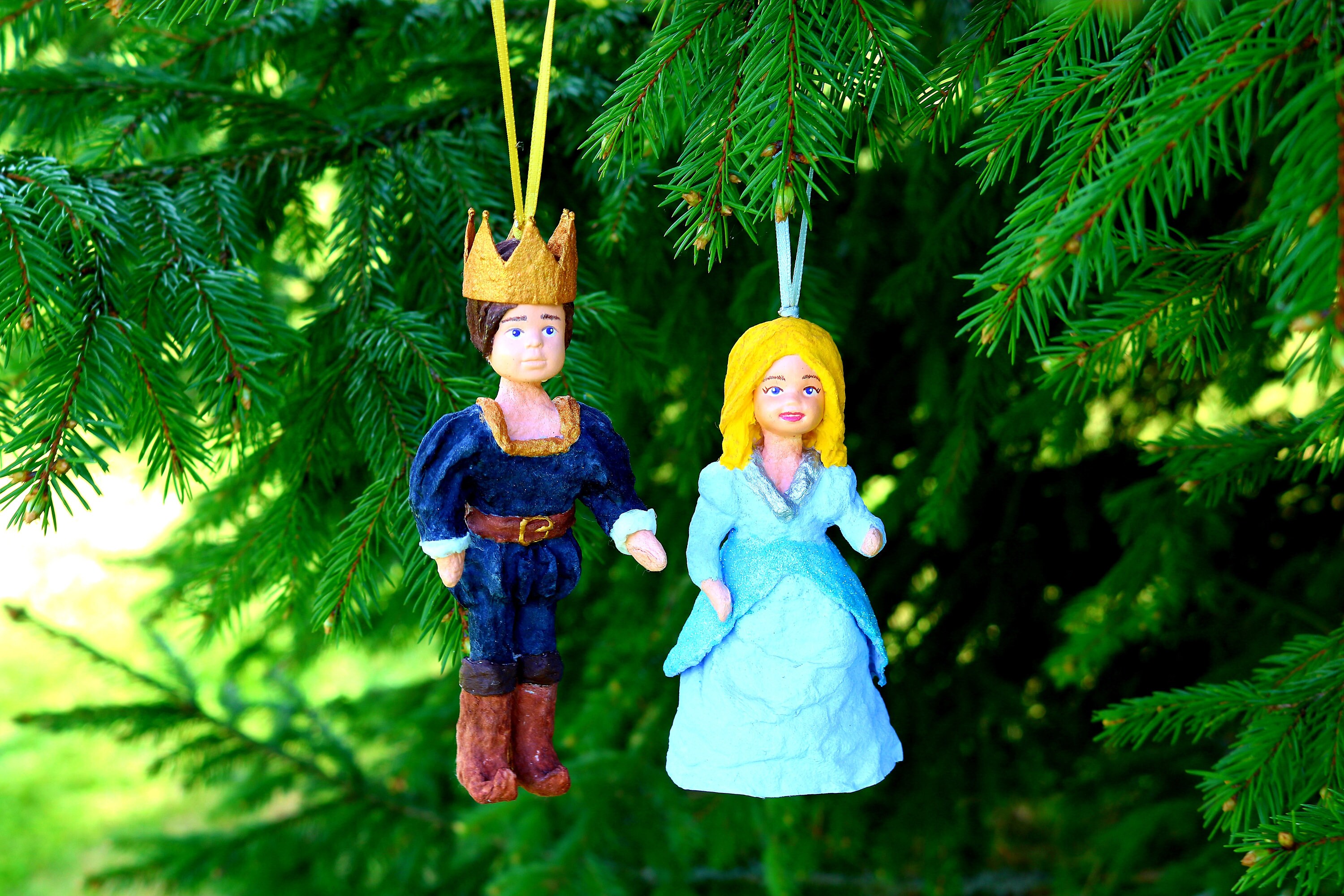 Weihnachten 2022 Aschenputtel Aschenputtel und Prinz Watte weihnachten handgemachte Etsy