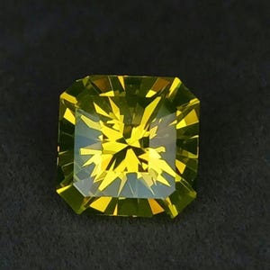 Lab Created Color Change Fluorescent GAGG Lumogarnet 3.2ct Precision Faceted Loose Gemstone