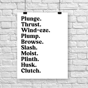 Miranda Fun Words Quote Digital Art Print