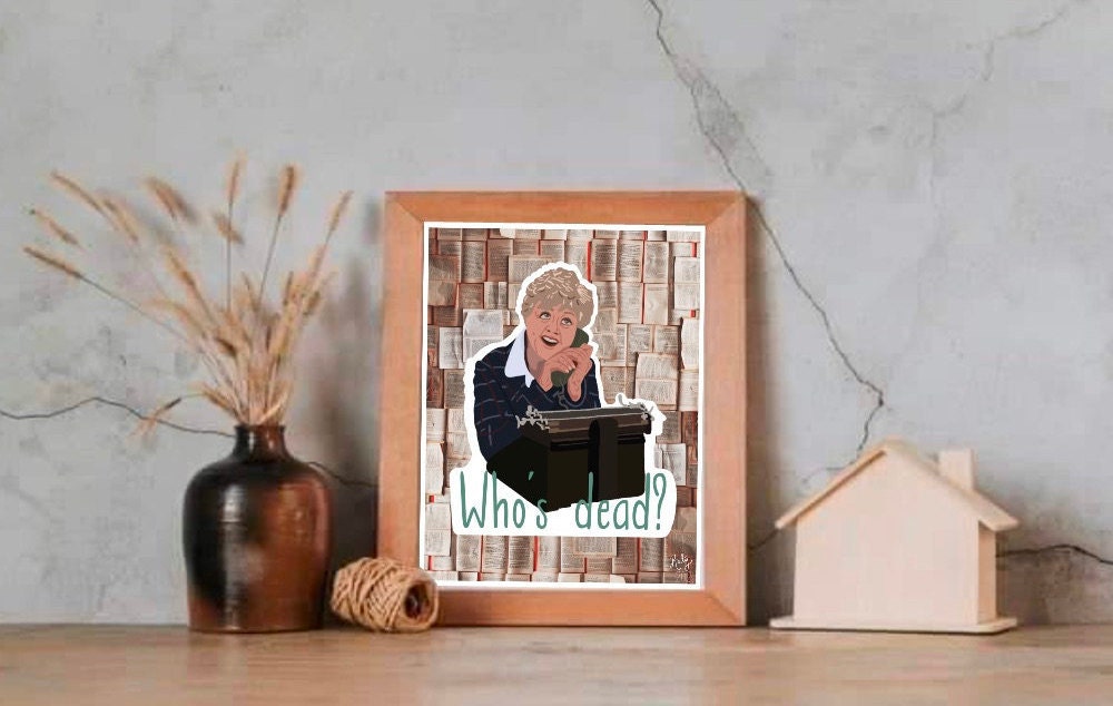 JB Fletcher Murder, She Wrote Digital Art Print Etsy