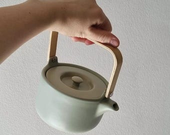 ceramic teapot &quot;Green Ocha&quot;