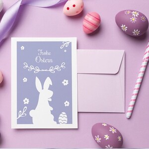Set di 6 biglietti pieghevoli di Pasqua "LolalaDesign"