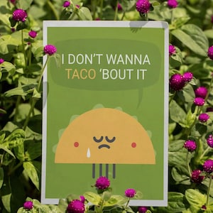 Funny Food Postkarten in Denglisch