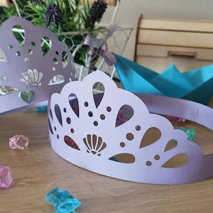 Paper crown &quot;Mermaid&quot;
