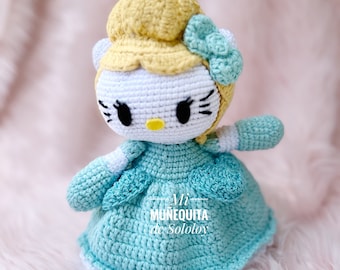 hello kitty princess/cinderella amigurumi