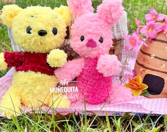 Pooh and piglet/ amigurumi/each