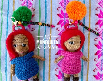 crochet keychain /mama coco /mexican keychain