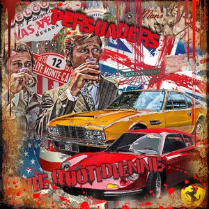 Originale LUC BEST,"Persuaders", Giclée, Edizione Limitata,33 x 49 cm Carta Museo