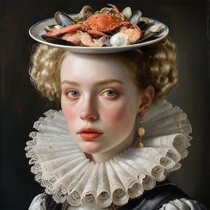 Originale LUC BEST, "Haute Couture 6", Giclée, Edizione limitata, 33 x 49 cm Carta da museo