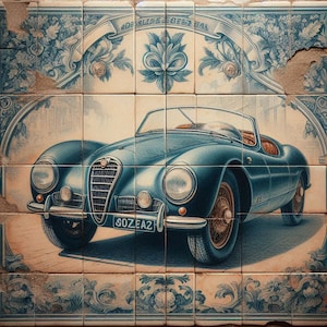 Originale LUC BEST, "Delfter Alfa", Giclée, Edizione Limitata, 33 x 49 cm Carta Museo