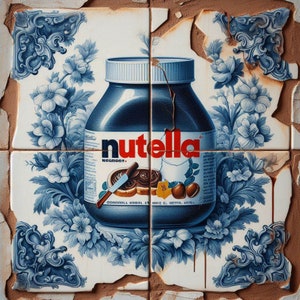 Originale LUC BEST, "Delfter Nuss-Nougat", Giclée, Edizione limitata, 33 x 49 cm Carta da museo