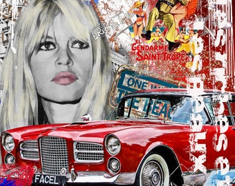 Stampa Giclée di Luc Facel Vega, Pop Art, Edizione limitata