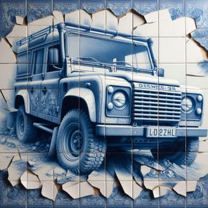 Originale LUC BEST, "Delfter Defender ", Giclée, Edizione limitata, 33 x 49 cm Carta da museo