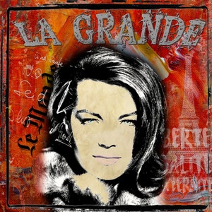 Original LUC BEST,&quot;La Grande&quot;, Giclée, Limited Edition,33 x 49 cm Museums-Paper,Urban Popart