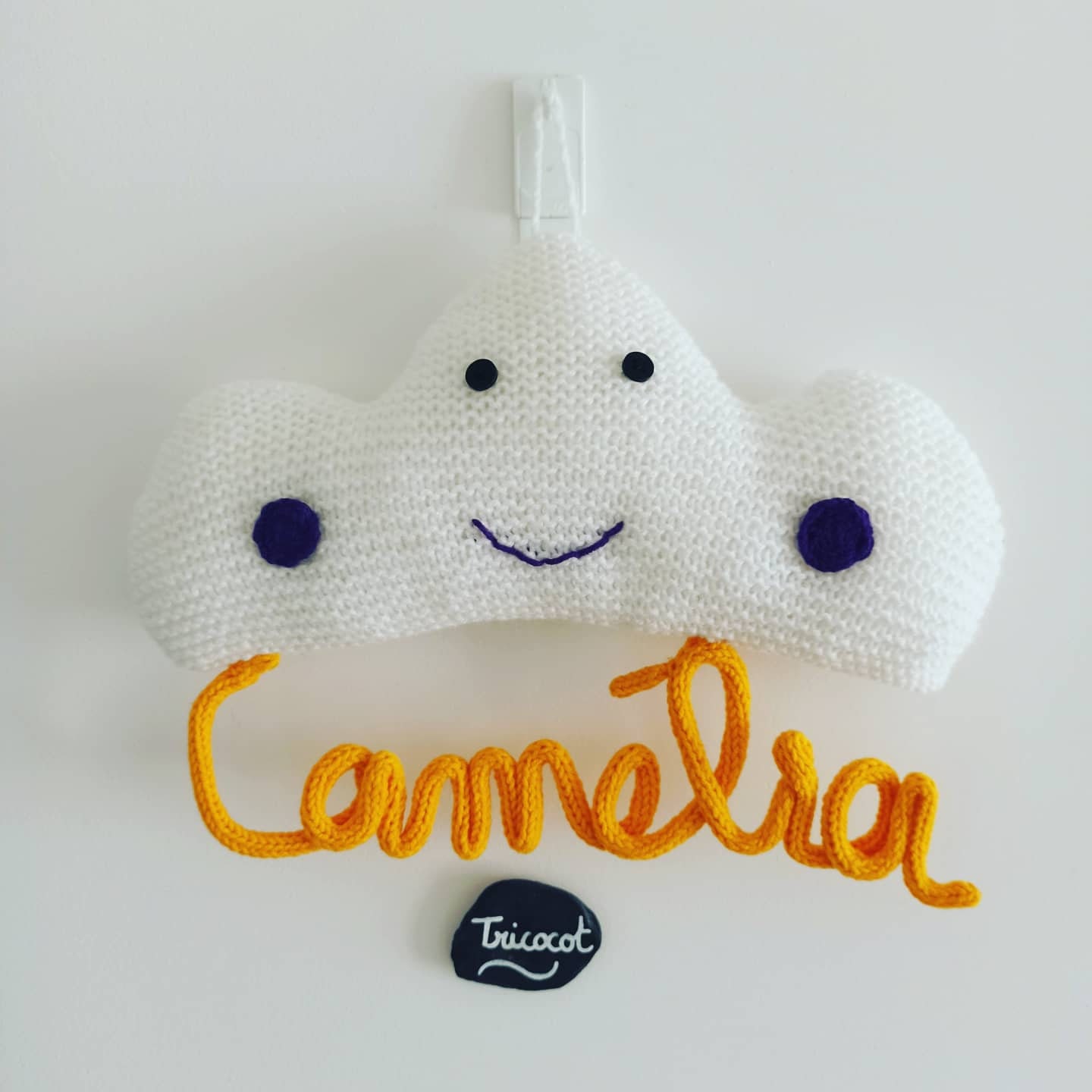 Nuage en Tricot Fait Main