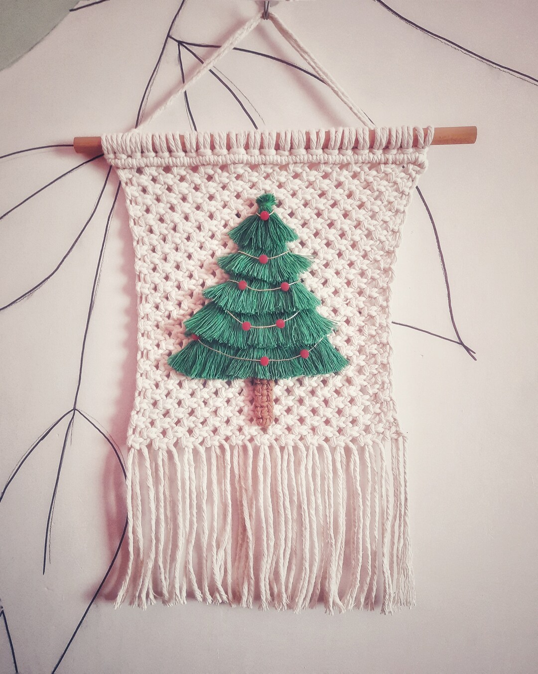 Rope Christmas Tree, Macrame Christmas Tree, Macrame Christmas Tree ...