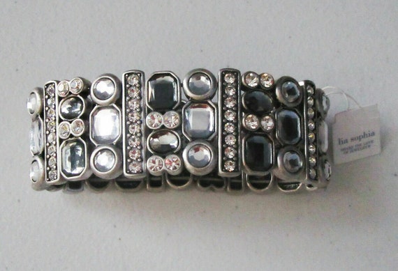 LS 15 Lia Sophia Jewelry PARTY FAVOR Stretch Bracelet in Silver