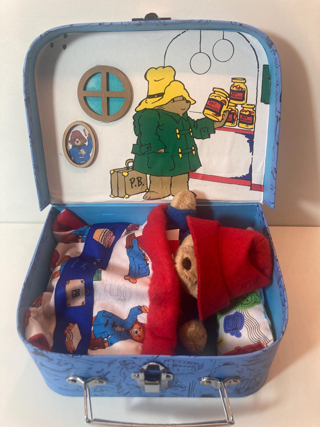 Paddington Bear in His Cosy Carry Around Bedroom Suitcase ! - Etsy