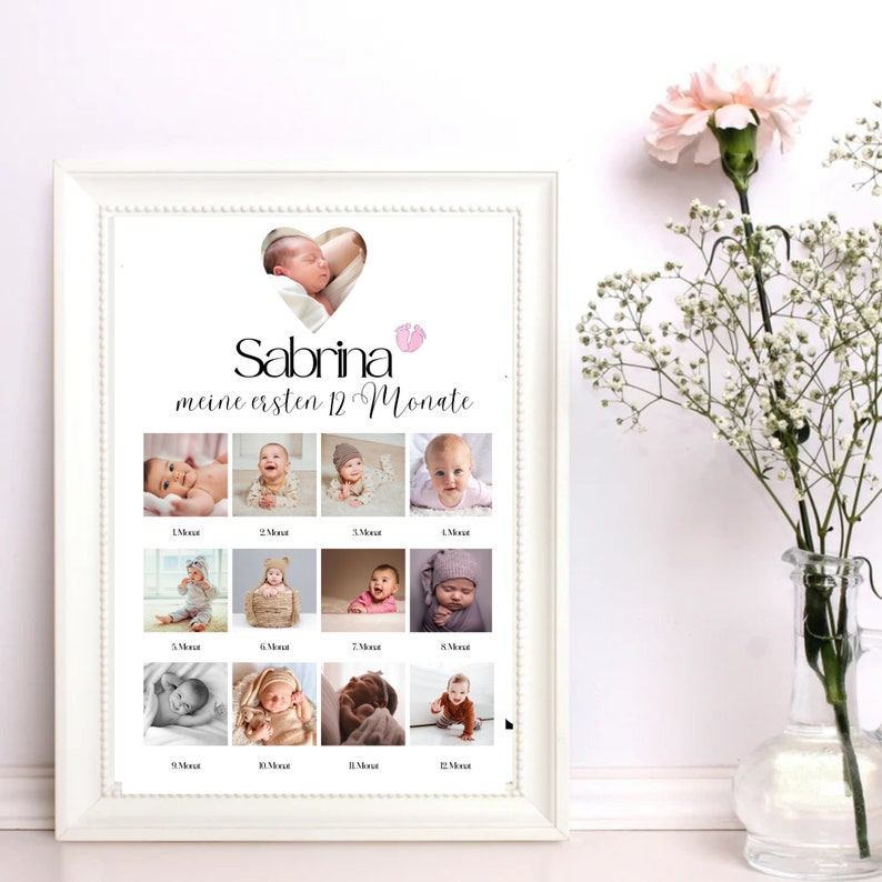 YAFLUG 1. Geburtstag Girlande | 200cm Boho Banner | Handgemacht | Für Hochstuhl & Party | Pink & Blau