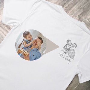 Papa Shirt mit anpassbaren Bild und Text Bild 4