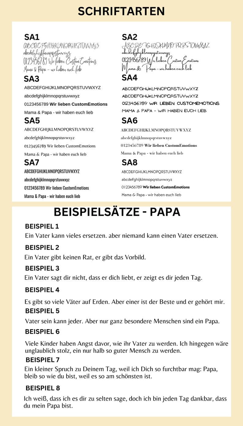 Papa Shirt mit anpassbaren Bild und Text Bild 8