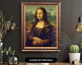Leonardo da Vinci – Mona Lisa (1503): La verdad está ahí fuera, descarga la lámina impresa.