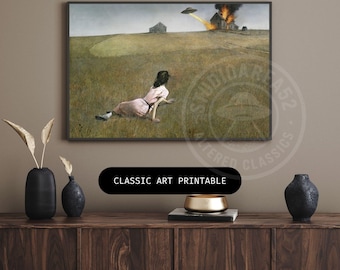 Andrew Wyeth - El mundo de Christina (1948): El día que llegaron, versión descargable