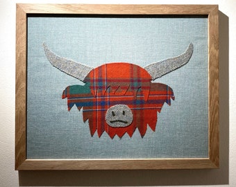 Harris Tweed Highland Cow