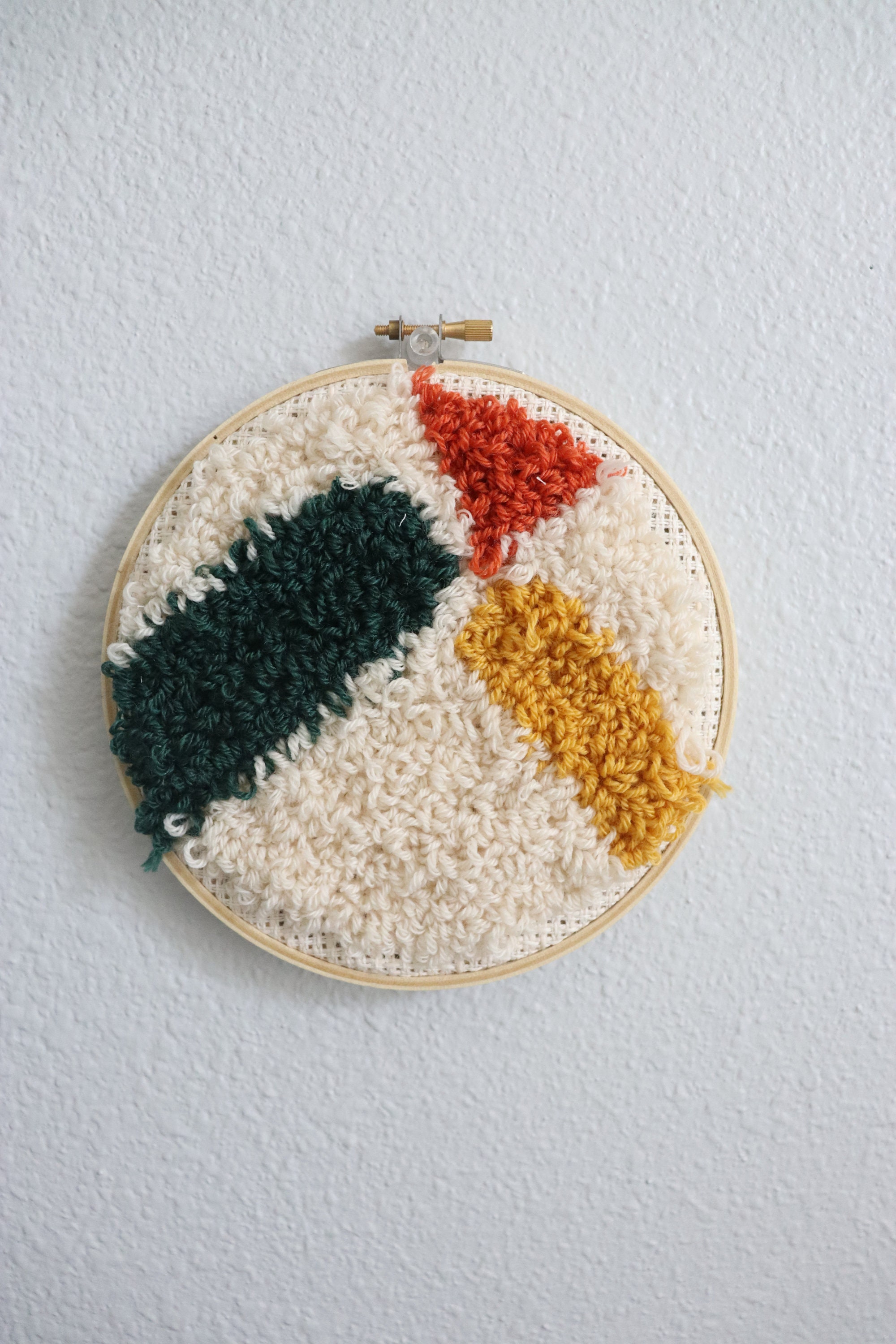 FormesHandmade Punch Needle Wall Hanging Etsy