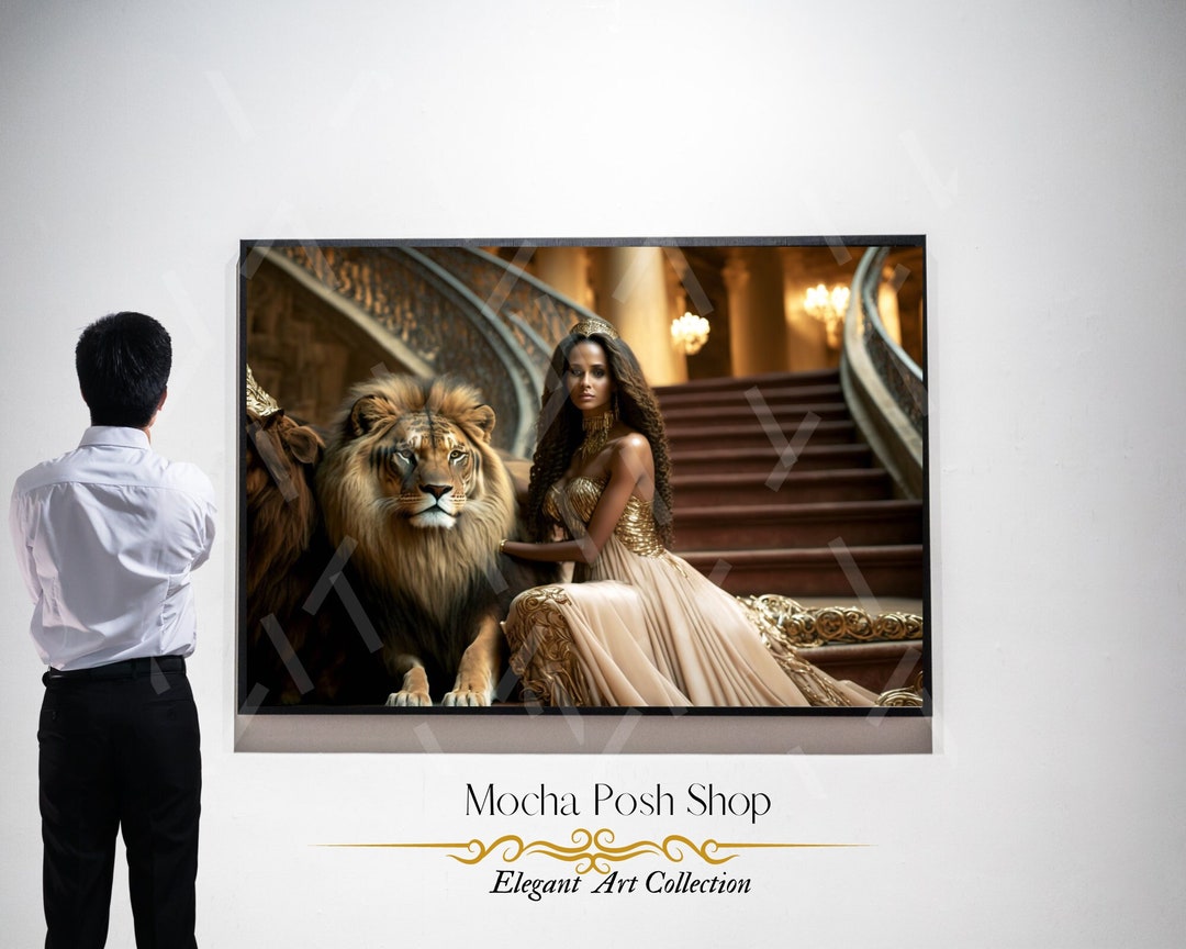 Home Decor Portrait of a Queen wall Decor wall Decor Wall