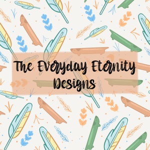 Bluey Inspired Seamless Repeat Pattern