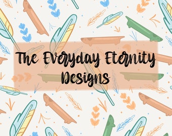 Bluey Inspired Seamless Repeat Pattern